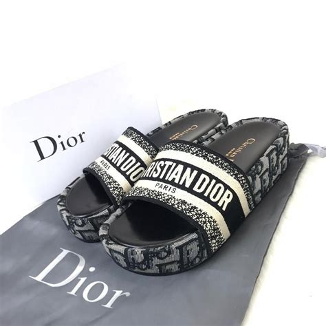 christian dior slips|dior wedge slide sandals.